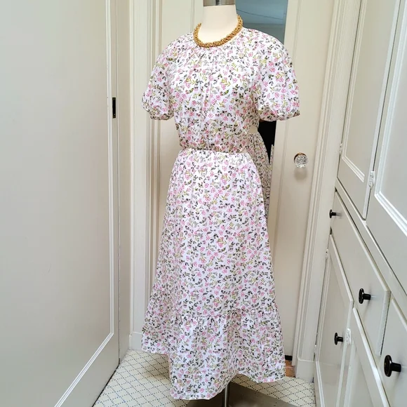 white christmas dresses Meadow Cotton Twill Shirt Dress Poppy Red / M